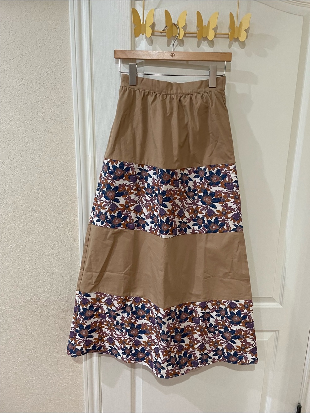 NWOT Anthropologie Skirts Anthropologie Sachin & Babi Jacquard Tiered Maxi Skirt